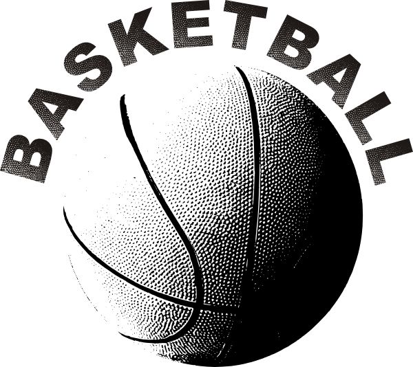 Basketball clip art vector free