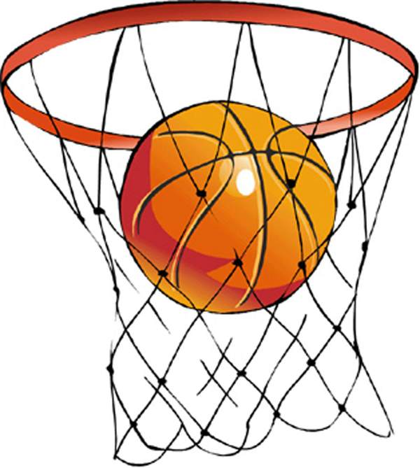 Cartoon basketball clipart free image