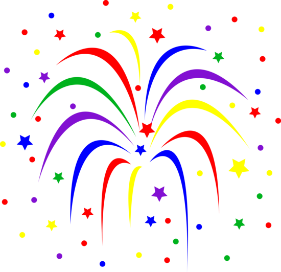 Celebration fireworks clip art