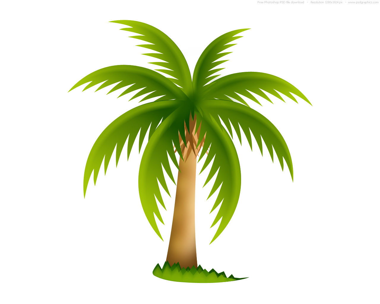 Clip art palm tree leaves clipart 2