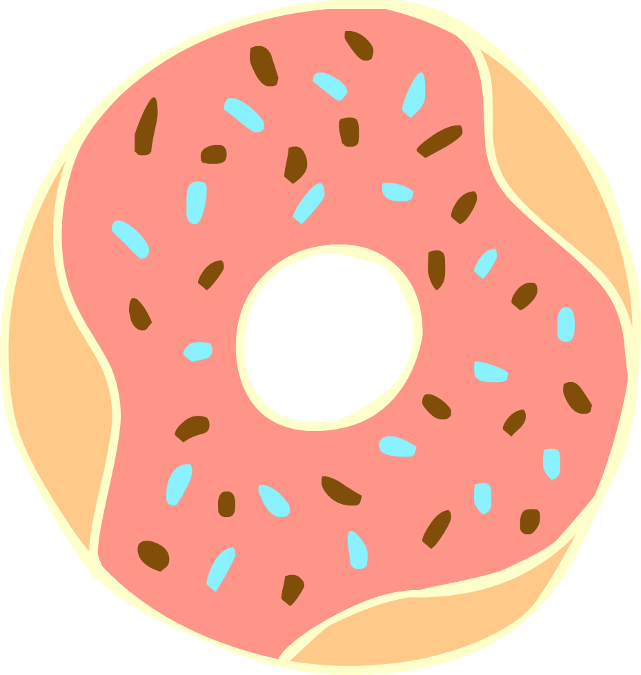 Coffee and donuts clipart free images 3