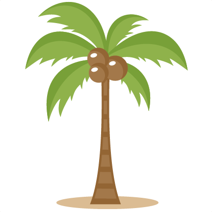 Cute palm tree art tropical palm tree