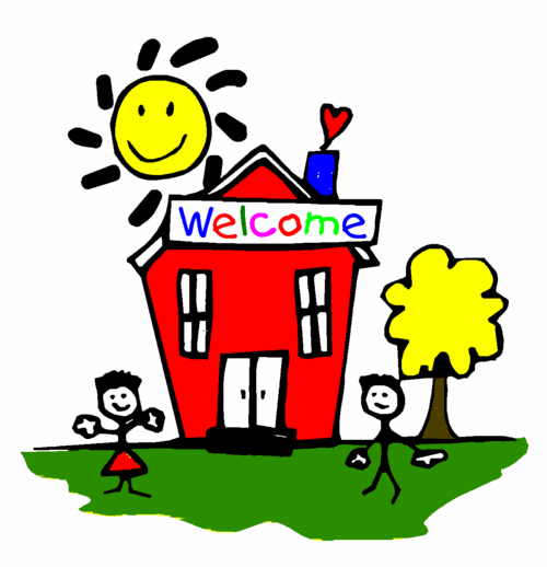 Cute welcome clipart