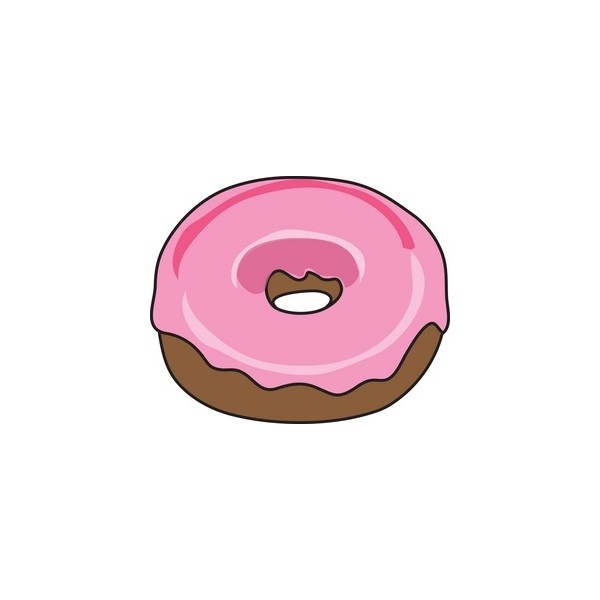 Donut clipart strawberry