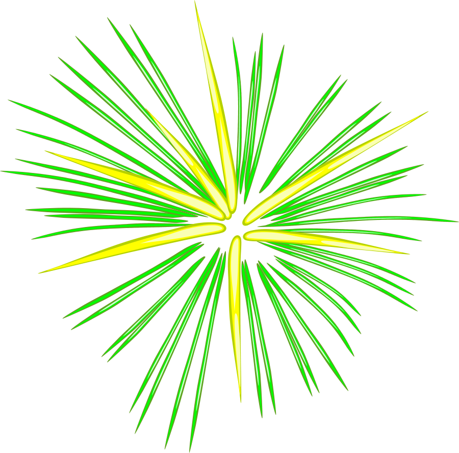 Fireworks clip art green free clipart images
