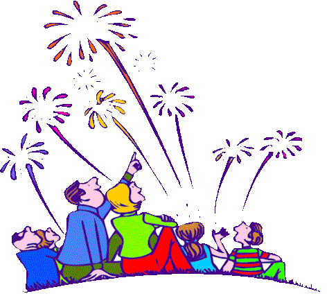 Fireworks clipart family free