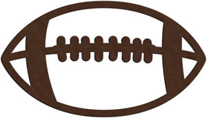 Football outline picture