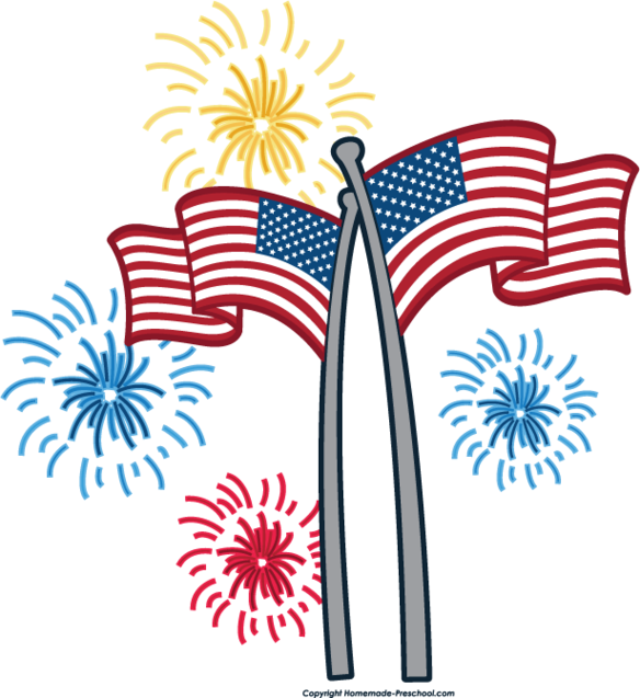 Free fireworks clip art clipart image