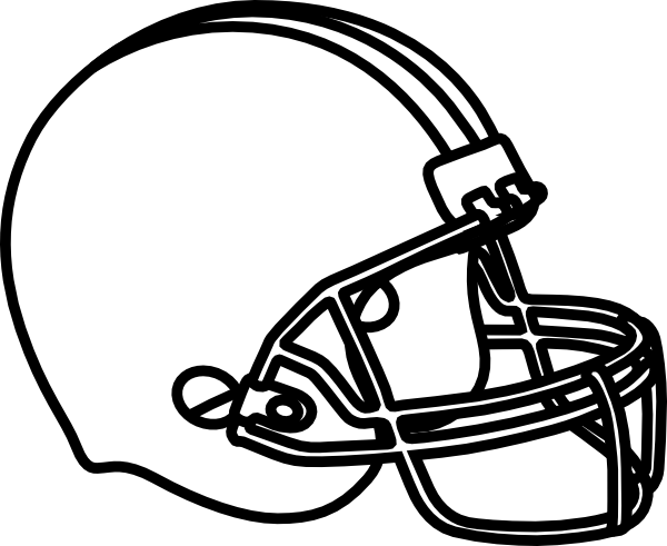 Free football outline graphic clipart