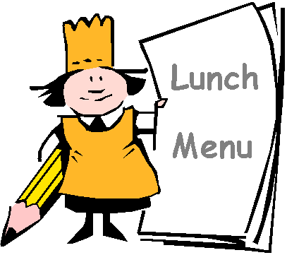 Lunch clip art menu
