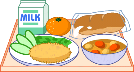 Lunch for school clipart