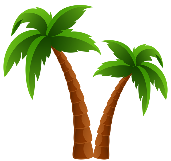 Palm tree clip art and cartoons on palm trees