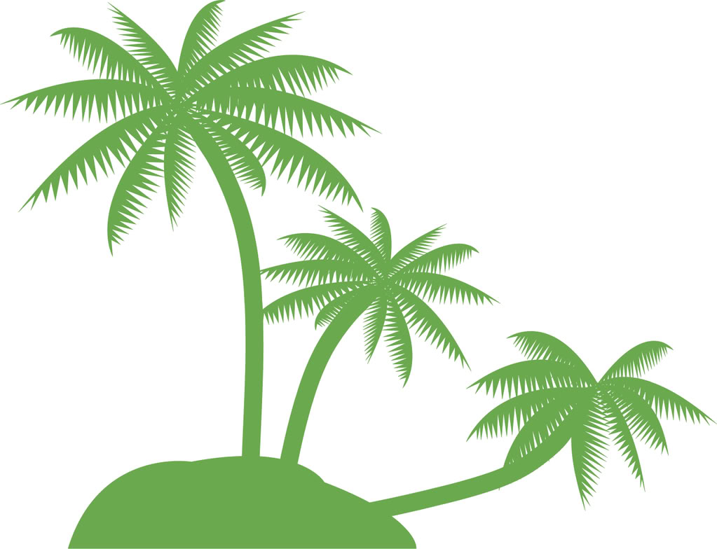 Palm tree clipart tropical coconut 2