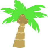 Palm tree clipart tropical palm tree vector - WikiClipArt