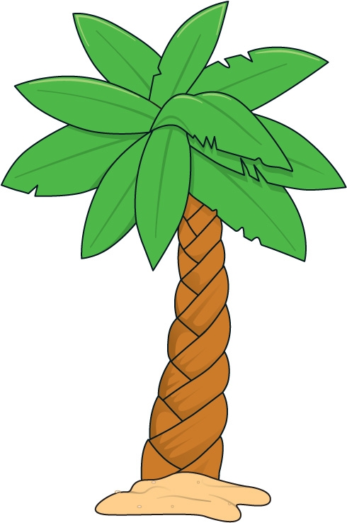 Palm trees clipart image