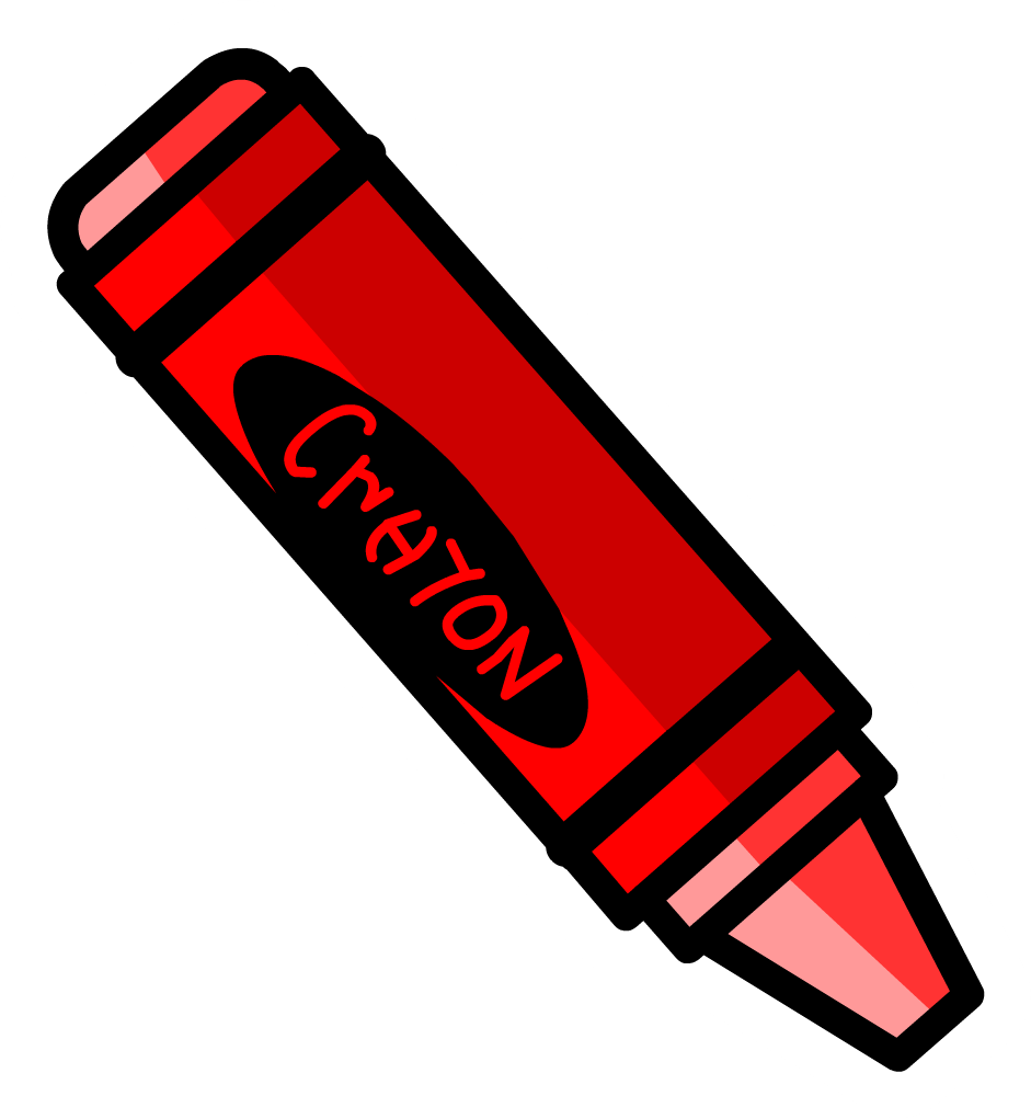 Red crayon clip art free clipart images