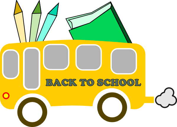 School bus very beautiful back to school clipart pictures and images