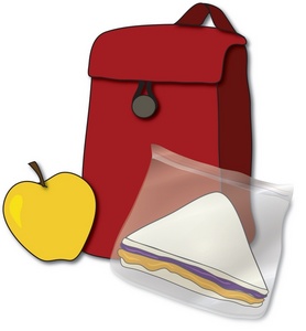 Simple lunch clipart image 2