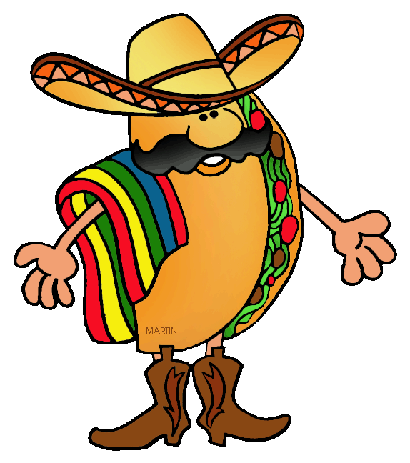 Taco clipart mexican