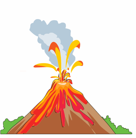 Volcano clip art free clipart gif