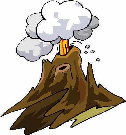 Volcano clip art free clipart images 2