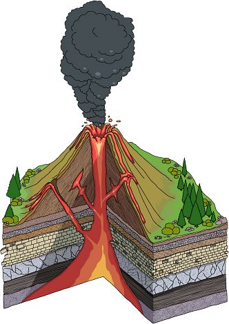 Volcano clip art free clipart images 3