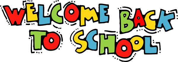 Welcome clipart colorful school