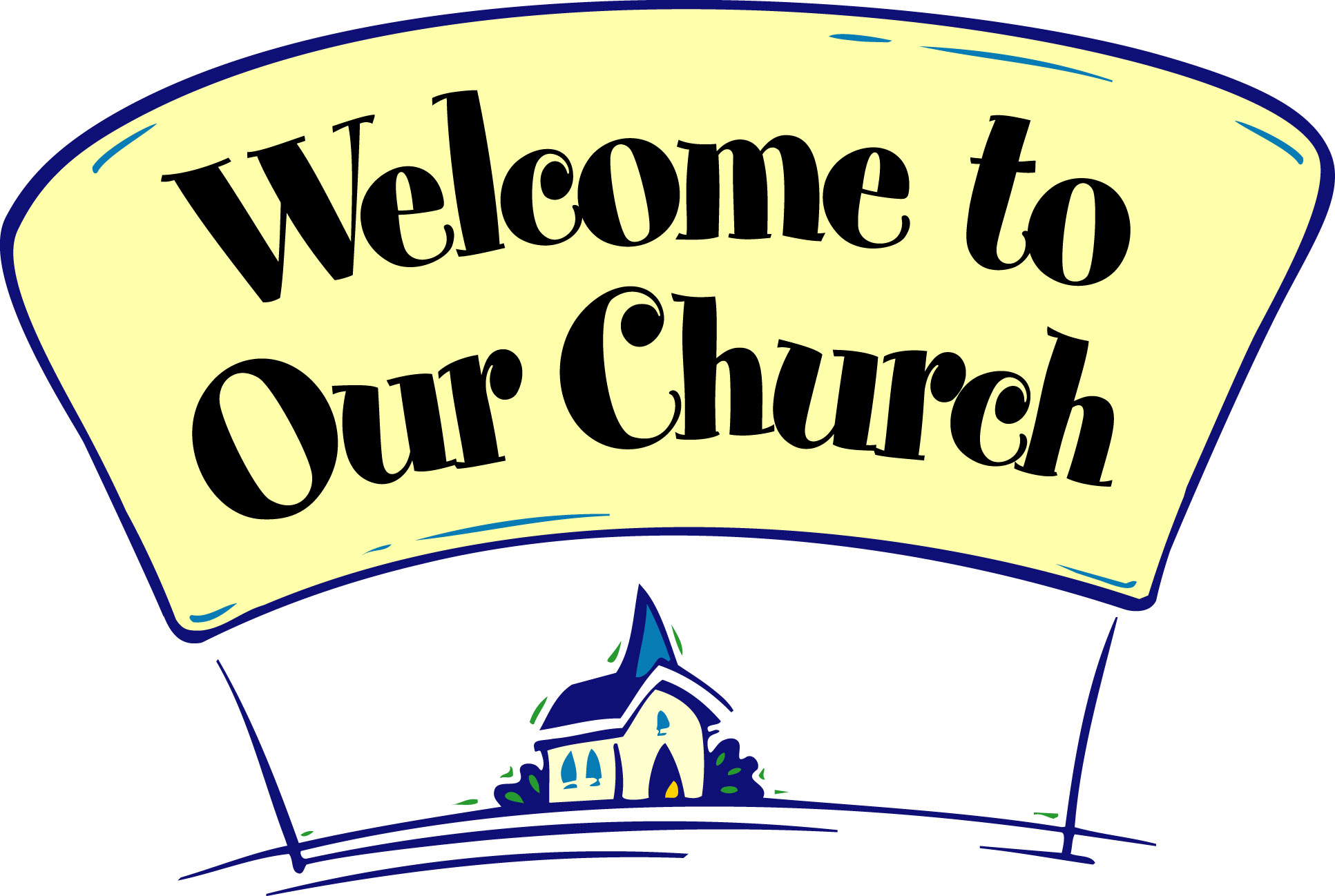 Welcome clipart to church