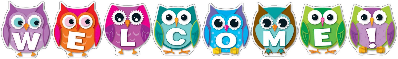 Welcome owl clipart images
