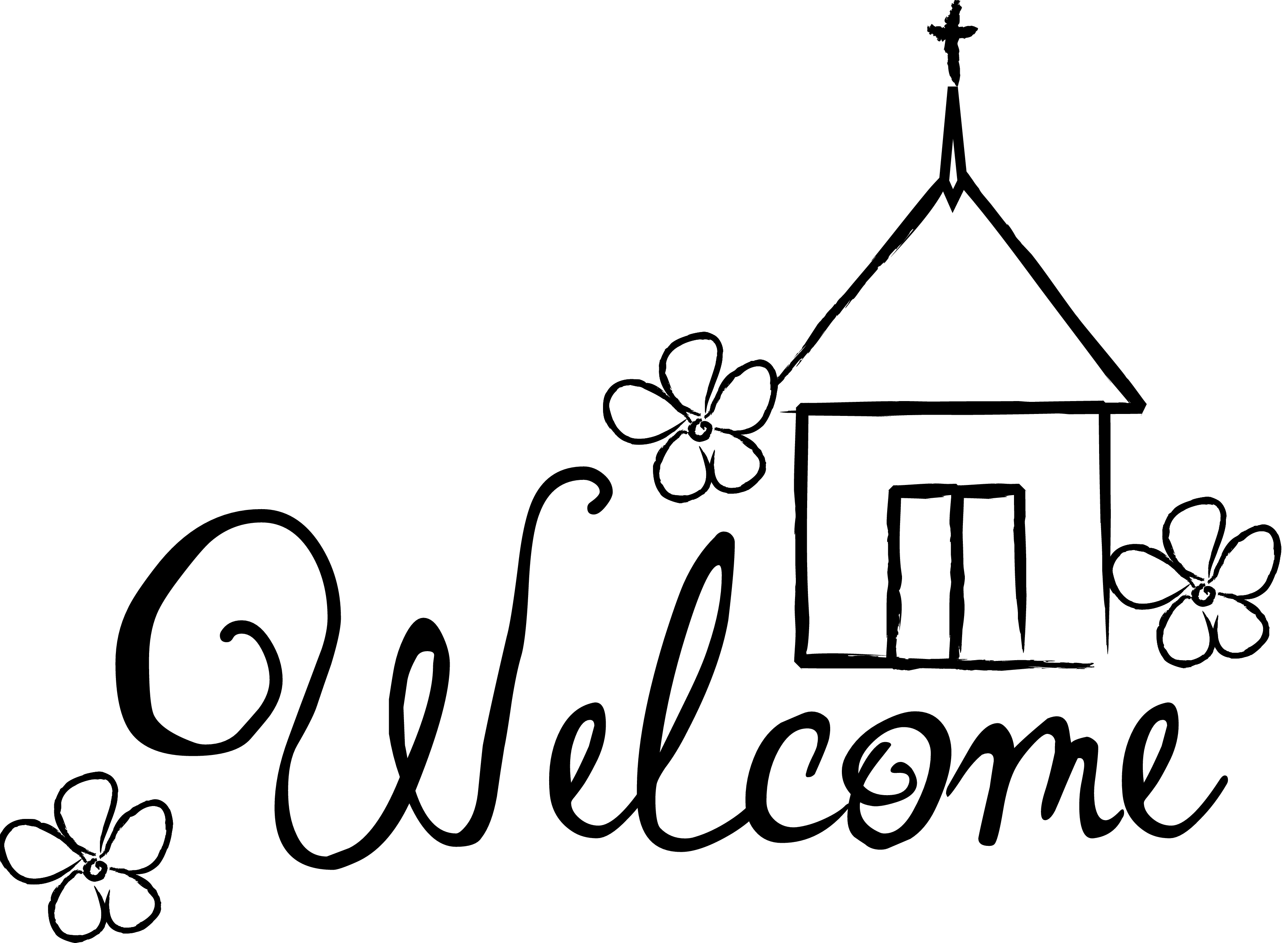 Welcome to church clipart