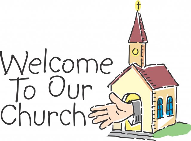 Welcome to our church clipart