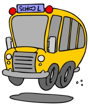 blank school bus clipart
