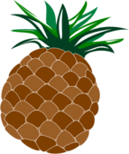 cartoon pineapple clipart fruit clip art - WikiClipArt