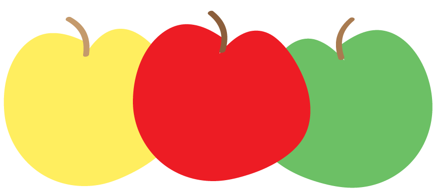 colorful apple clip art free