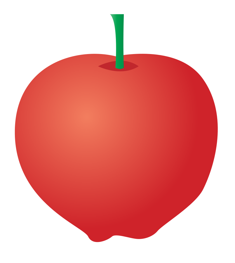 free apple clipart for work