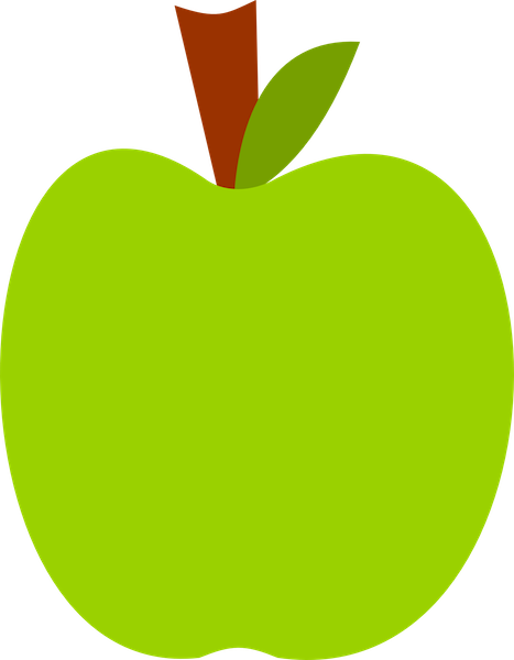 green apple clip art clipart vector