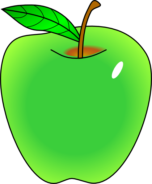 green apple clipart free images 2