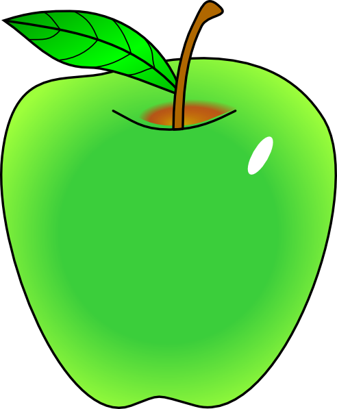 green apple clipart free images 2 - WikiClipArt