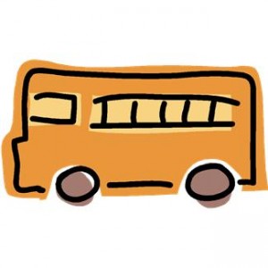 how to draw a school bus clipart 3