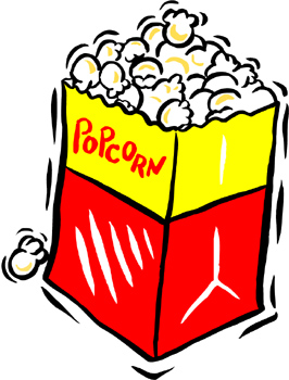 movie and popcorn clipart 3