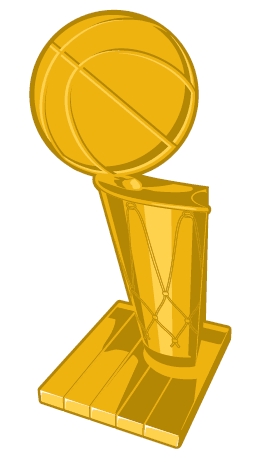 nba trophy clipart basket ball