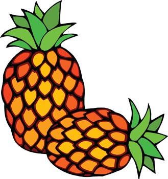 pineapple clip art 3