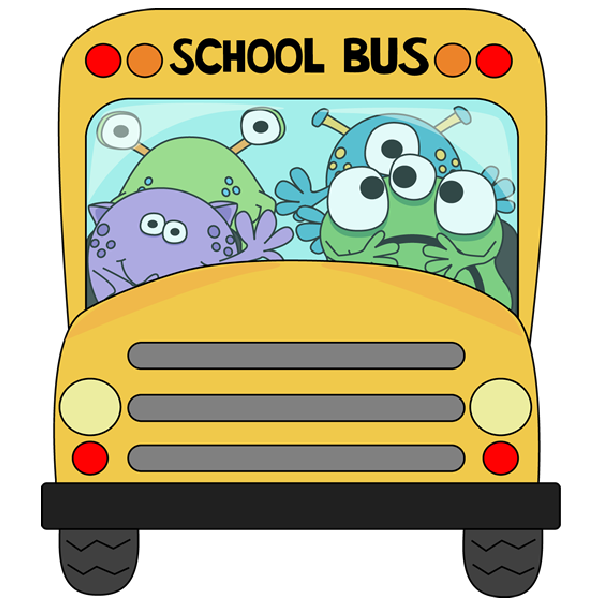 school bus images funny
