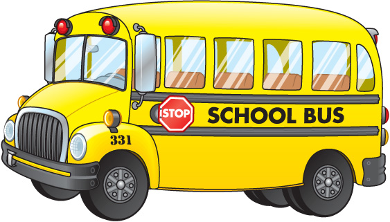 speeding school bus clipart