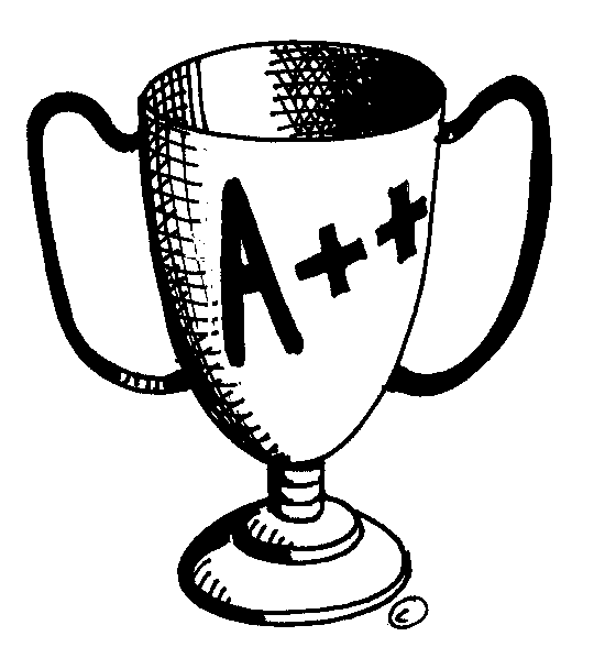 trophy clipart black white image