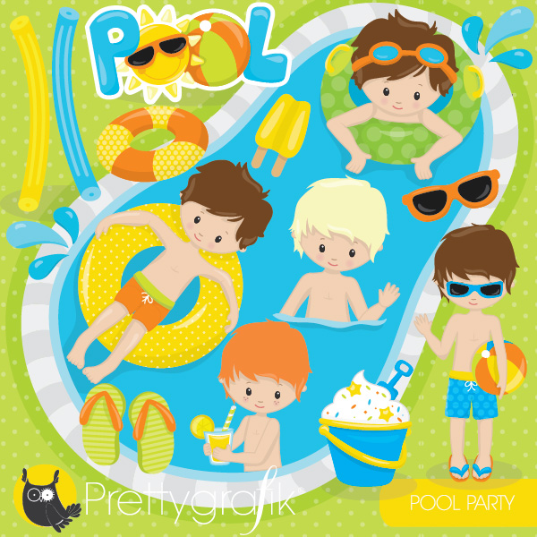 0 images about pool party ideas and graphics on clipart