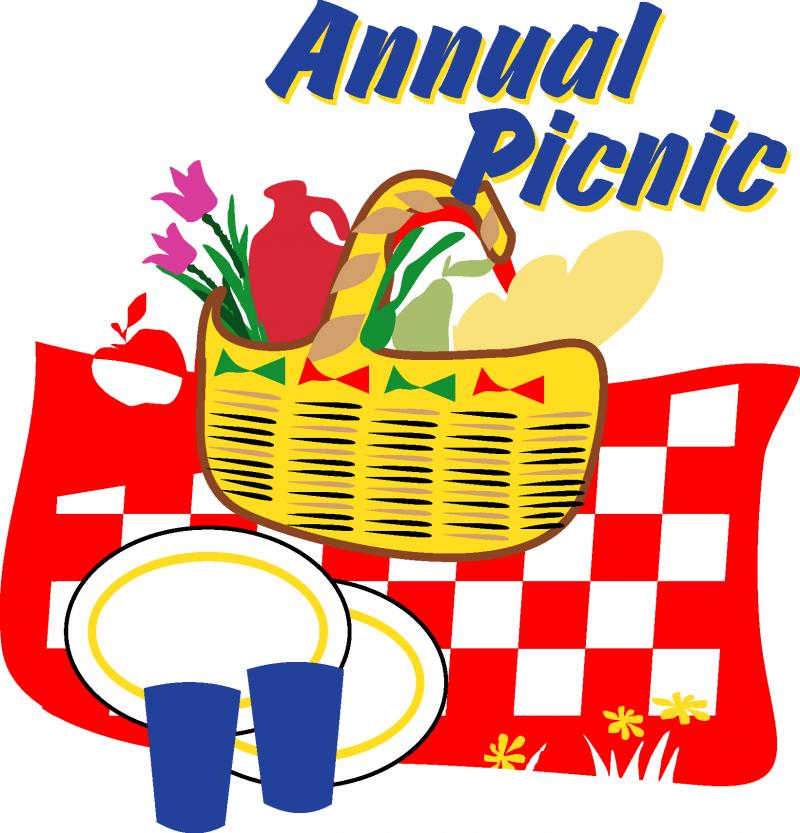 Annual church picnic clipart