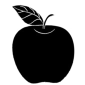 Apple black and white apple clip art black and white free clipart ...