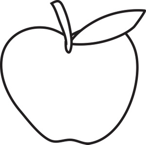 Apple  black and white apple clipart black and white 2