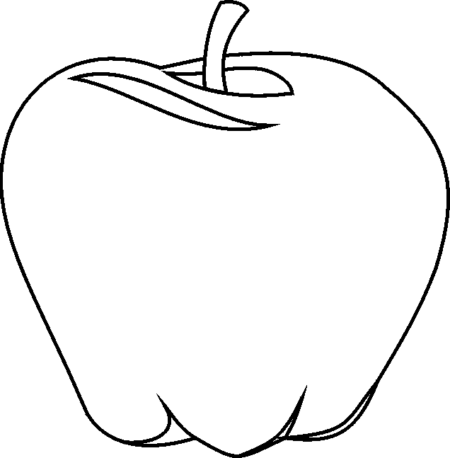 Apple  black and white apple clipart black and white fruit clipart